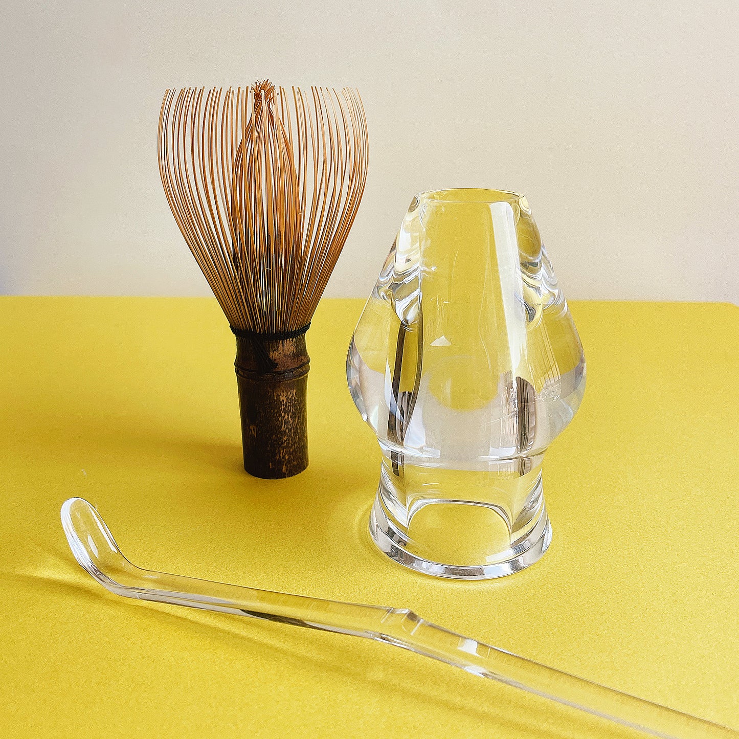 [TULIP STEM]High-transparency Acrylic CHASHAKU (Matcha Scoop)