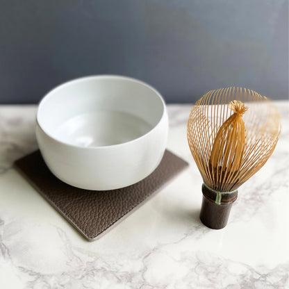 [Hasami Porcelain] MATCHA BOWL HAKU (Gofun)